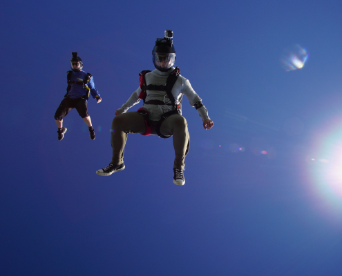Skydivers sitfly