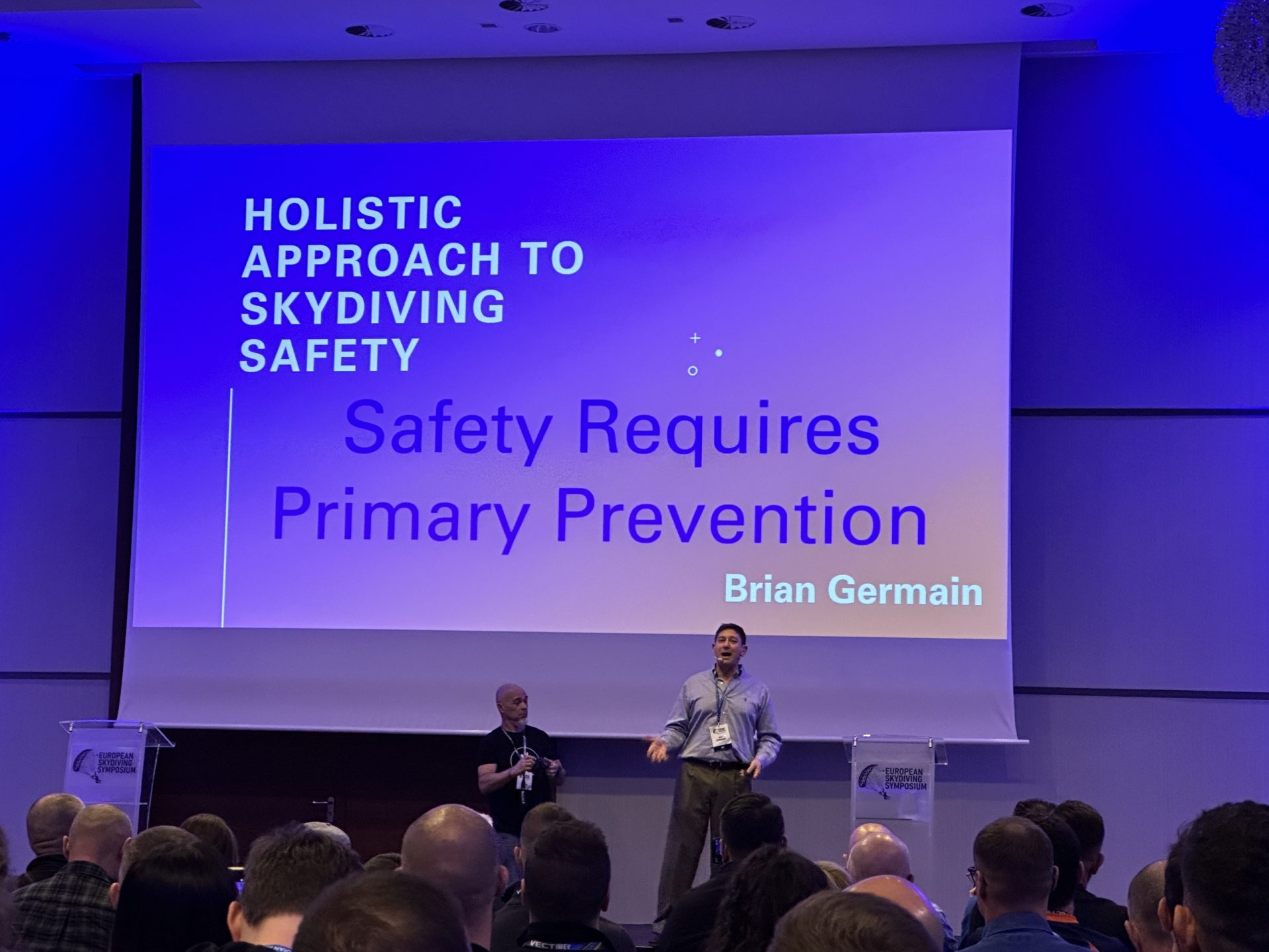 Brian Germain talking about Skydiving Safety